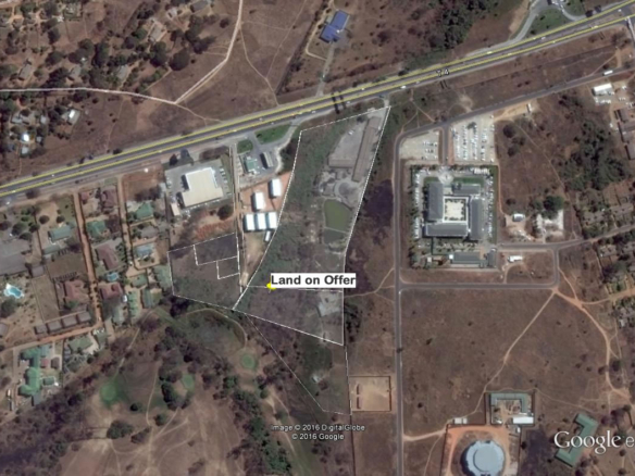 6.3 Acre Road front Land for Sale in Lusaka