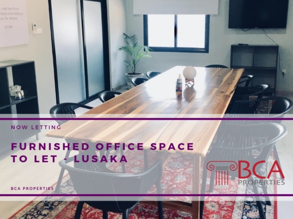 Furnished Office Space to Let in Lusaka