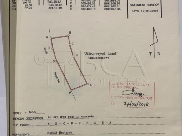 Prime 3-Hectare Commercial Land for Sale in Kasumbalesa