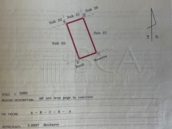 Prime Location 2 Hectare Land for Sale