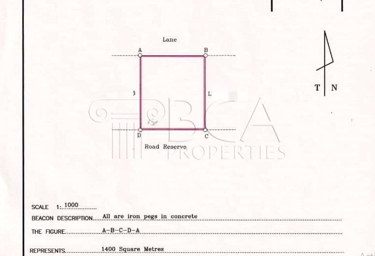 Residential Plot for Sale in Chisamba