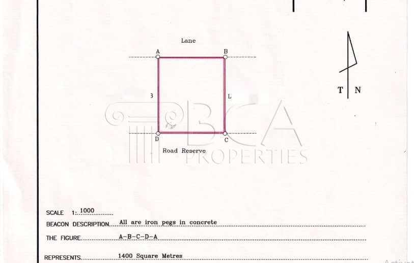 Residential Plot for Sale in Chisamba