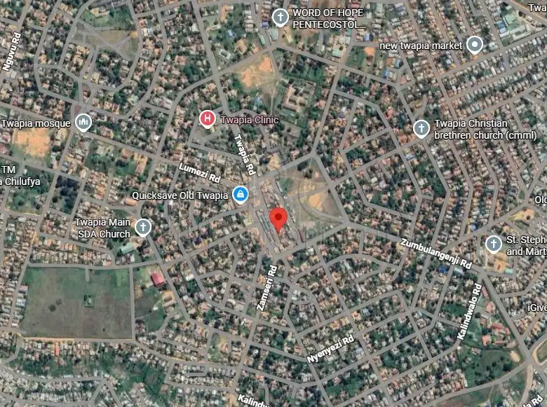Ndola Twapia Plot – 222m² with Commercial Storefronts